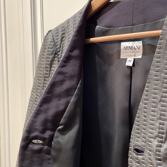 Armani Collezioni | Vintage Bolero Style Jacket - size 10 - Picture 5 of 14
